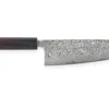 Couteau santoku japonais artisanal Takeshi Saji R2 Nickel Damas 18cm