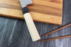 Couteau santoku japonais artisanal Masakage Shimo 17cm Shirogami