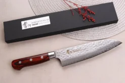 Couteau santoku japonais 18cm Sakai Takayuki Damascus Western 33 couches