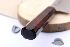 Couteau santoku japonais 17cm Sakai Takayuki Nanairo Wine Damas VG10