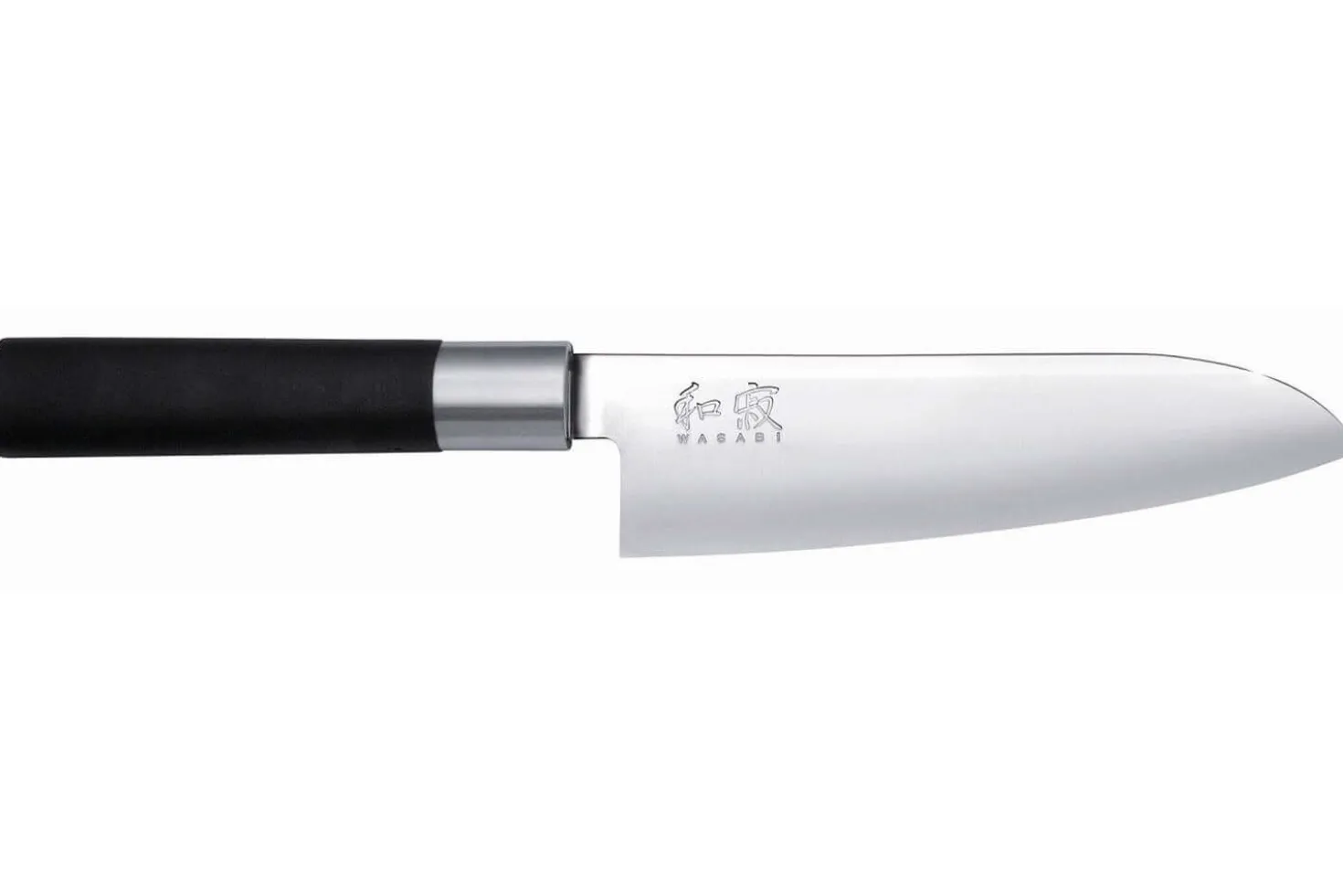 Couteau Santoku japonais KAI Wasabi Black lame 16.5cm