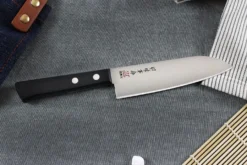 Couteau santoku japonais Kanetsugu Rev 21 lame 13.5cm micro dentée