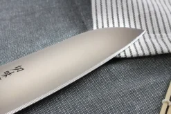 Couteau santoku japonais Kanetsugu Rev 21 lame 13.5cm micro dentée