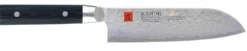 Couteau santoku japonais Kasumi Masterpiece damas haut de gamme 18cm