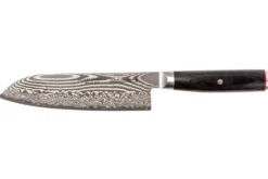 Couteau santoku japonais Miyabi 5000FCD lame 18cm damas 48 couches manche pakkawood