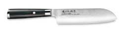 Couteau santoku japonais Satake Cutlery Helios 17cm damas 69 couches