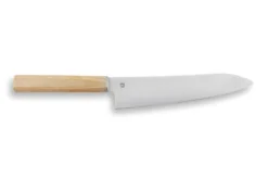 Couteau santoku japonais Shizu Hamono Yuri 18cm manche clair
