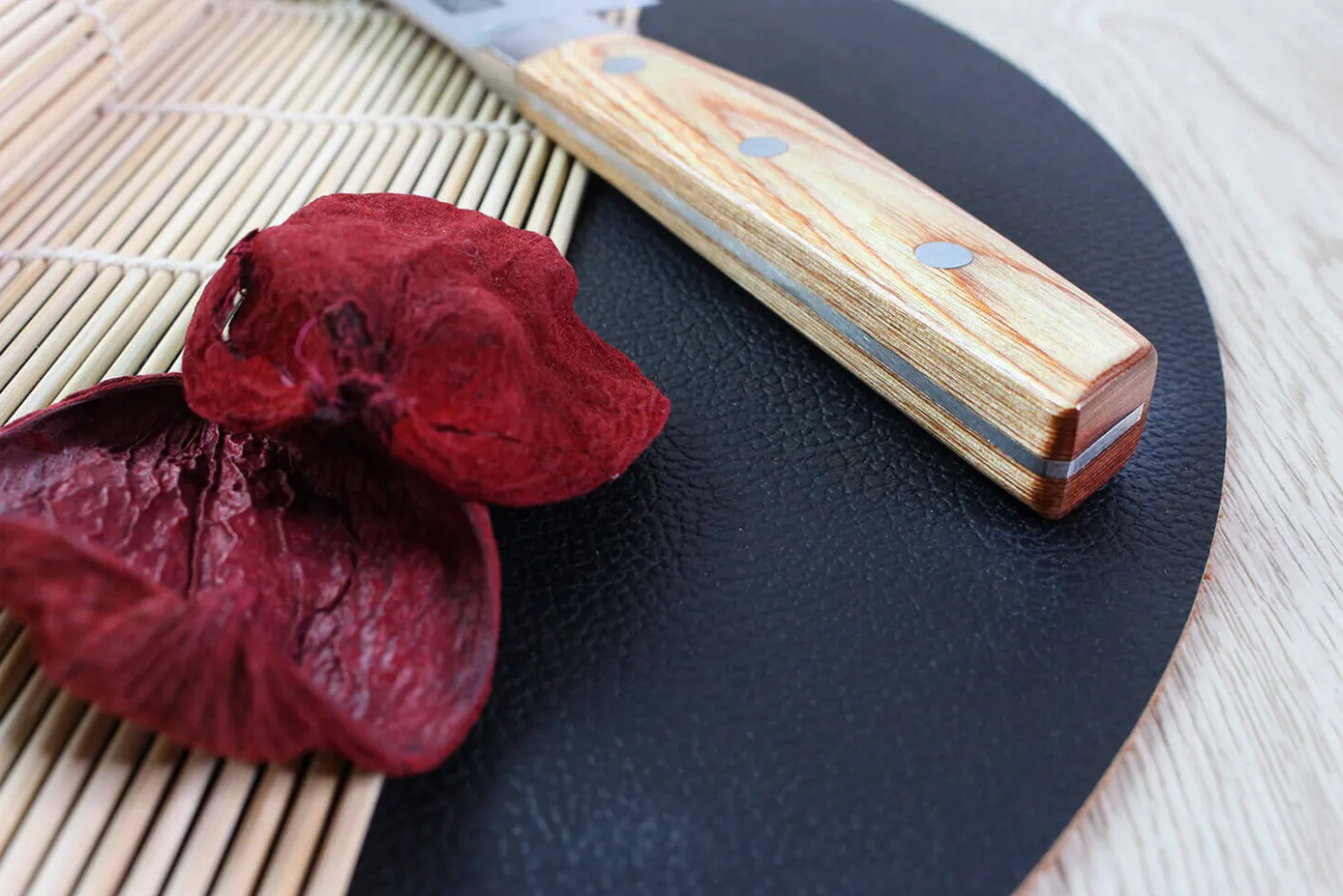 Couteau santoku japonais Shimomura Un-Ryu 16cm damas 33 couches