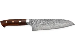 Couteau santoku japonais Takeshi Saji R2 Damas Mosaïque 17,5cm
