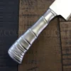 Couteau santoku japonais Tamahagane Bamboo Kyoto lame 17.5cm acier Damas VG5