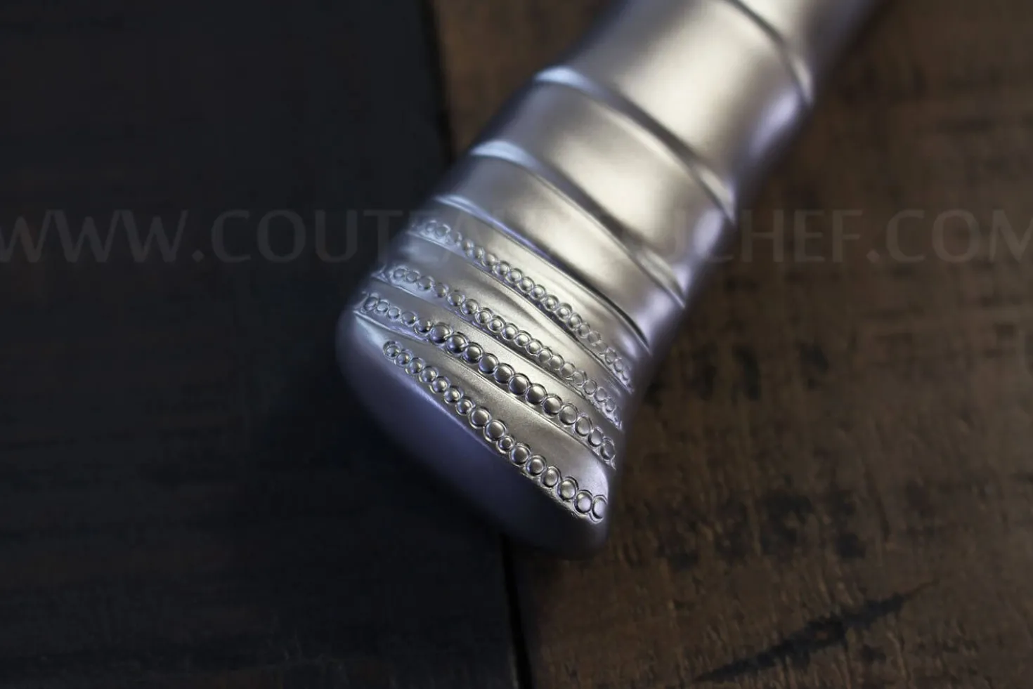Couteau santoku japonais Tamahagane Bamboo Kyoto lame 17.5cm acier Damas VG5