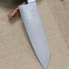 Couteau santoku japonais Tsunehisa VG10 Damascus 45 couches 16.5cm