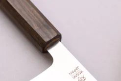 Couteau santoku kiritsuke 17,5cm japonais artisanal Wusaki Hikari SLD manche bubinga