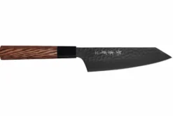 Couteau santoku kiritsuke 16cm japonais Sakai Takayuki Kurokage VG10 manche en wengé
