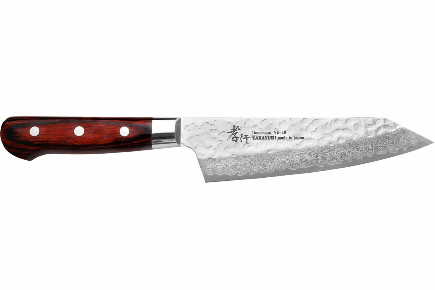 Couteau santoku kiritsuke japonais 16cm Sakai Takayuki Damascus Western 33 couches