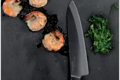 Couteau Santoku Kyocera lame 14 cm en céramique noire