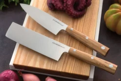 Couteau Sashimi Due Cigni Hakucho 22cm manche olivier