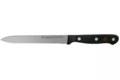 Couteau à saucisson Wüsthof Gourmet lame crantée 14cm