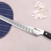Couteau à saumon alvéolé dos courbé japonais Glestain SO Series 31cm