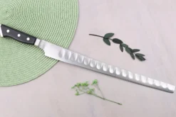 Couteau à saumon alvéolé japonais Glestain K Series 31cm