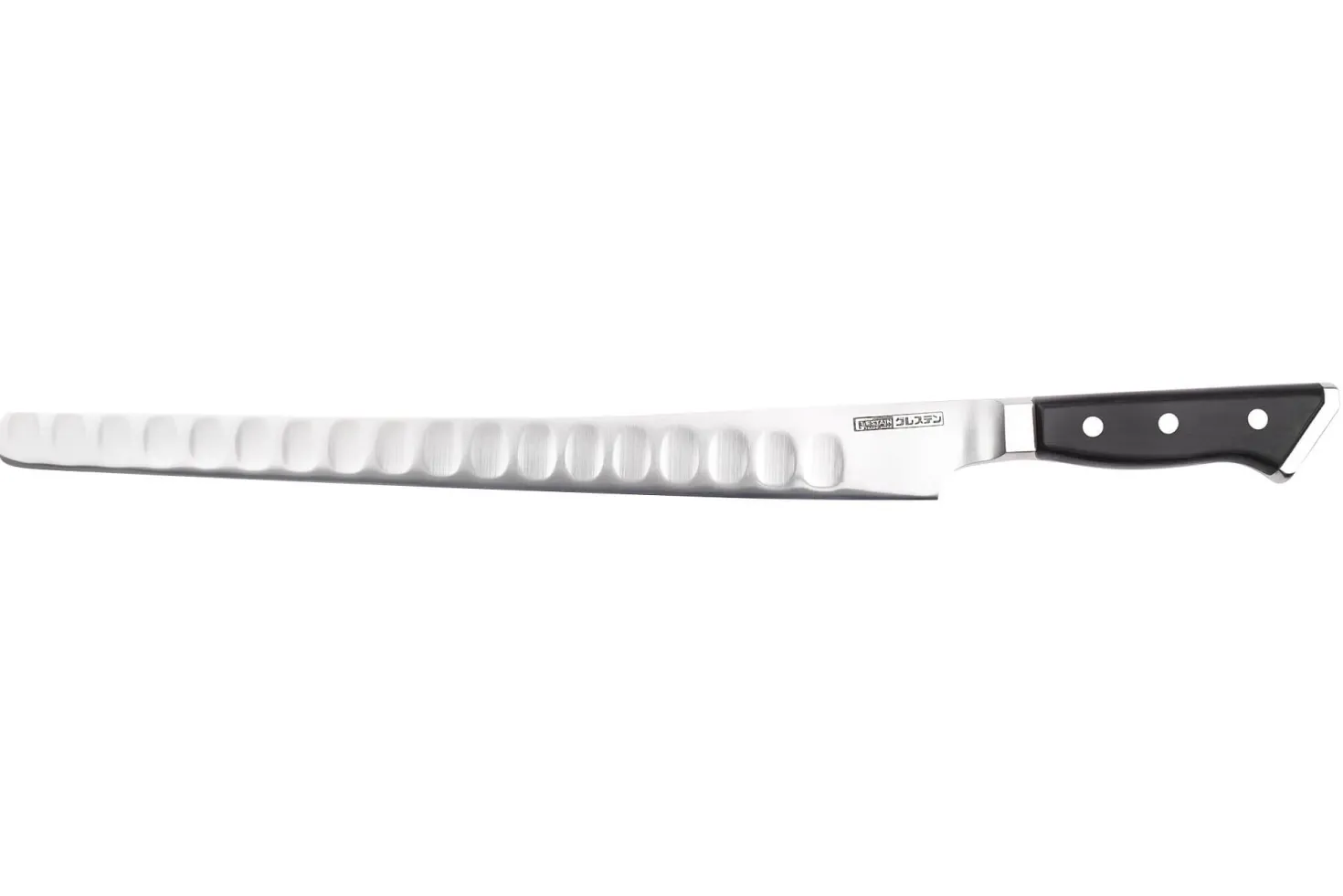 Couteau à saumon alvéolé japonais Glestain K Series 31cm