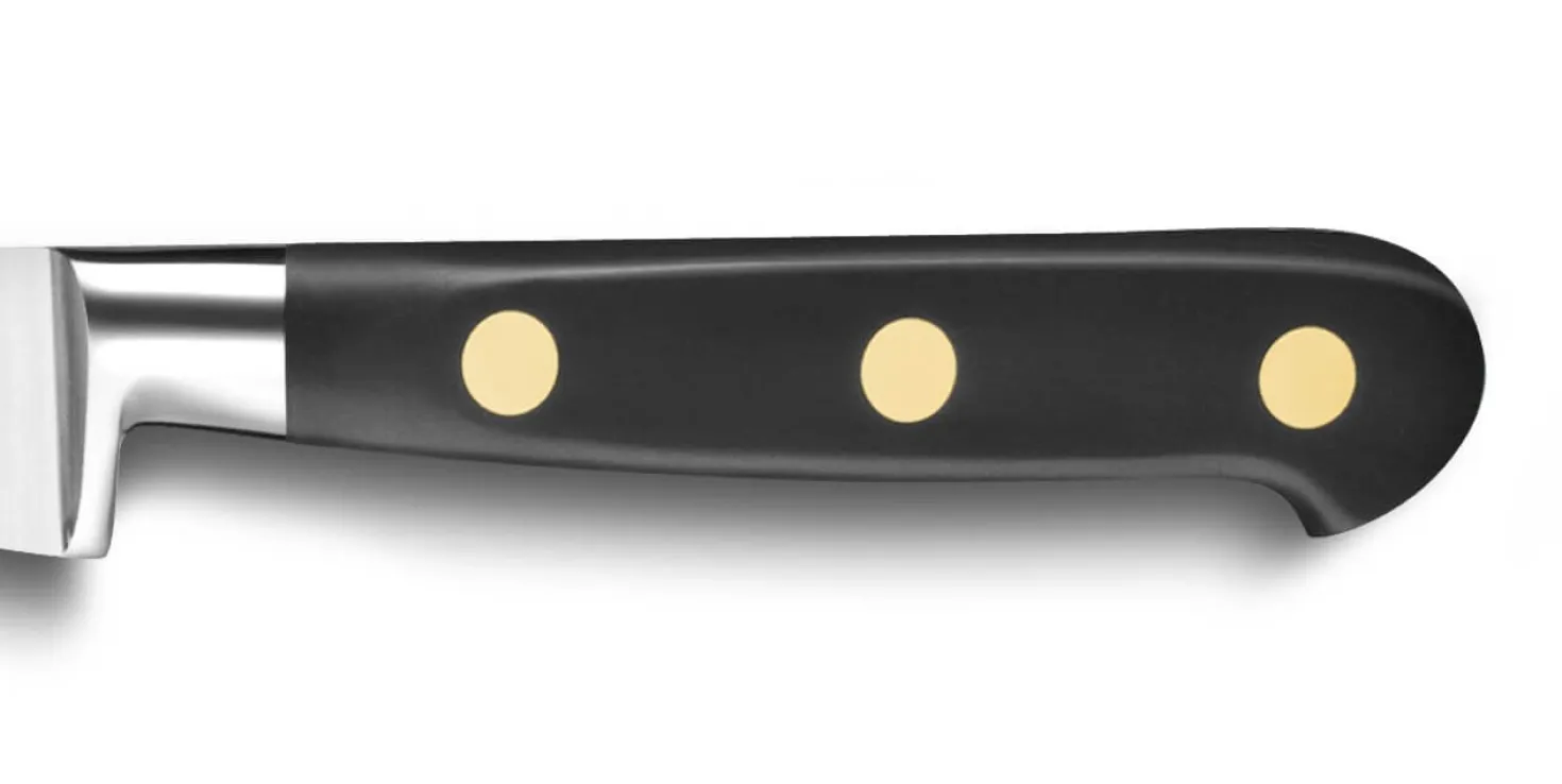 Couteau à saumon SABATIER Idéal Inox 100% forgé rivets laiton alvéolé 30cm