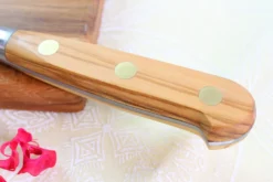 Couteau à saumon Sabatier Éléphant Idéal Forgé 30cm manche en olivier