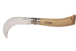 Couteau serpette Opinel n°10 lame inox 10cm manche en hêtre