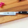 Couteau à steak Sabatier Éléphant Idéal Forgé lame lisse 13cm manche nylon noir