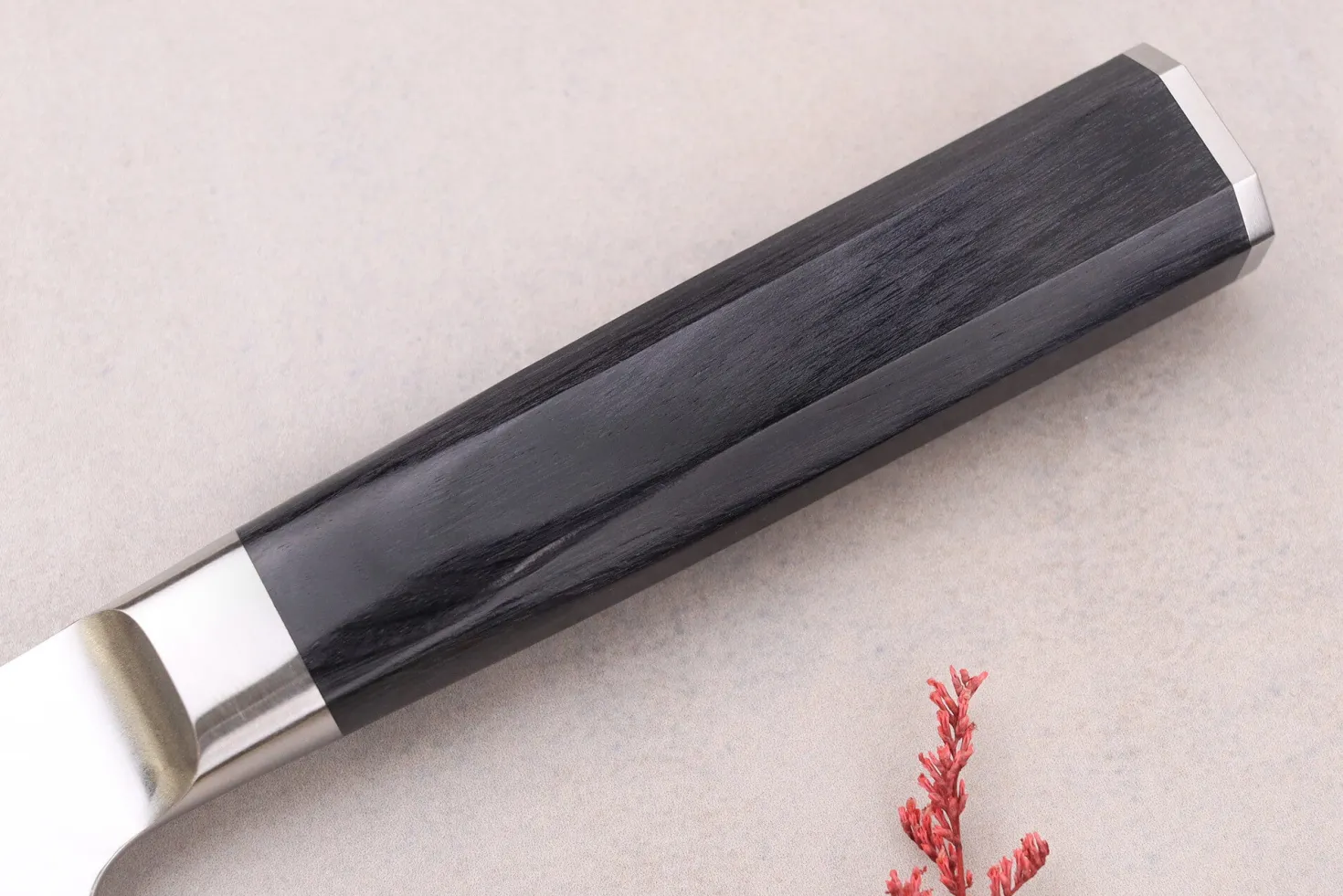 Couteau sujihiki 24cm japonais Sakai Takayuki Grand Chef Seigaiha Damas 45 couches