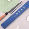 Couteau sujihiki 24cm japonais artisanal Masashi Yamamoto BS1 Black Nashiji