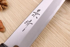 Couteau sujihiki japonais artisanal Kagekiyo Suri Urushi 21cm