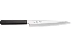 Couteau sujihiki japonais artisanal Kagekiyo Suri Urushi 21cm