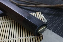 Couteau sujihiki japonais artisanal Takeshi Saji R2 Damas 27cm
