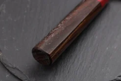 Couteau sujihiki japonais artisanal Yoshimi Kato Minamo SG2 Tsuchime 27cm