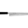Couteau sujihiki japonais artisanal Kagekiyo Yoshikazu Tanaka Damas Aogami 27cm