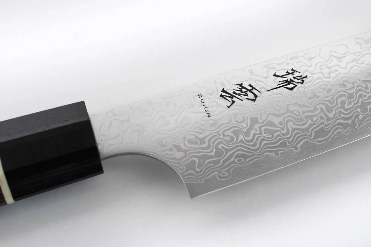 Couteau sujihiki japonais Kanetsugu Zuiun acier SPG2 damas 24cm