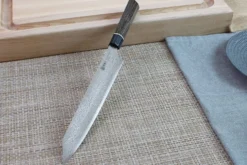 Couteau sujihiki japonais Kanetsugu Zuiun acier SPG2 damas 24cm