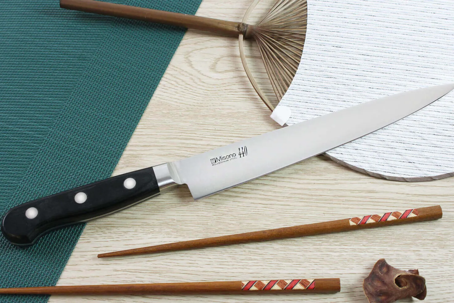 Couteau sujihiki japonais Misono 440 21cm