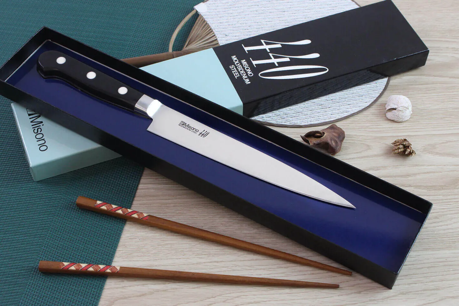 Couteau sujihiki japonais Misono 440 18cm