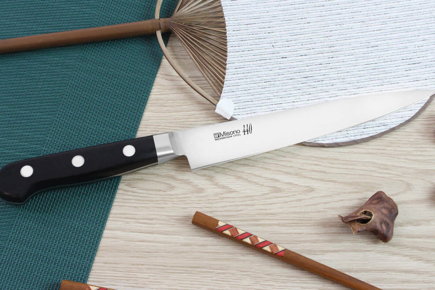 Couteau sujihiki japonais Misono 440 18cm