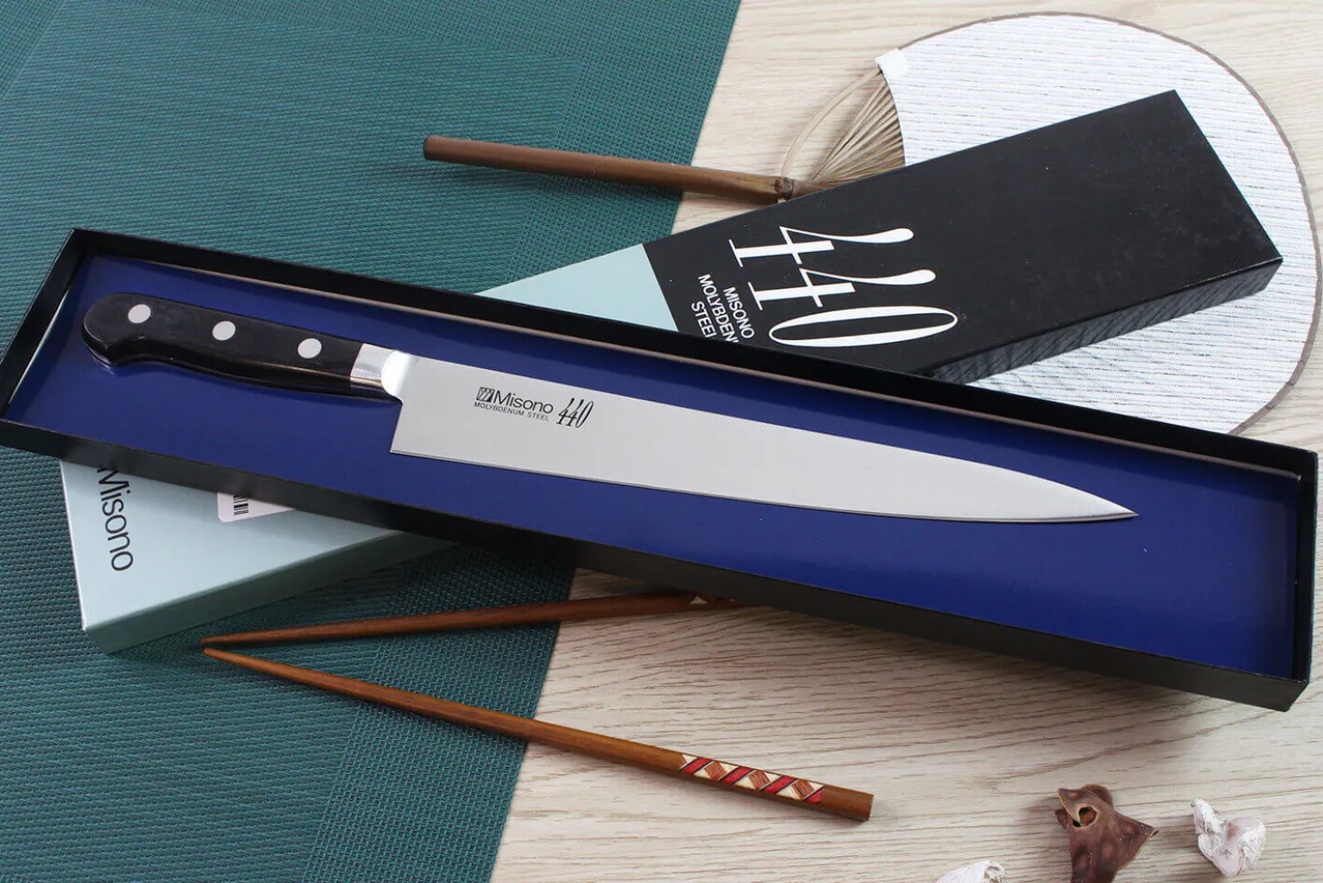 Couteau sujihiki japonais Misono 440 24cm