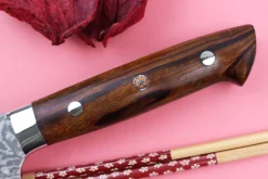 Couteau sujihiki japonais Takeshi Saji R2 Damas Mosaïque 27cm