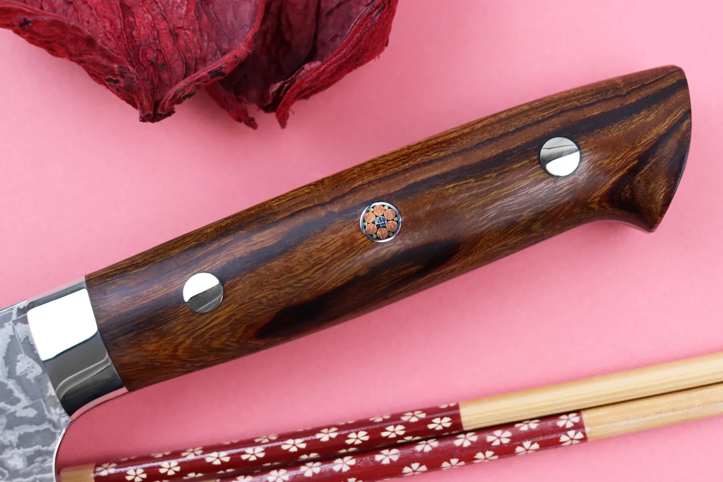 Couteau sujihiki japonais Takeshi Saji R2 Damas Mosaïque 27cm