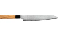 Couteau sujihiki kiritsuke 24cm japonais artisanal Yuzo Damas VG10
