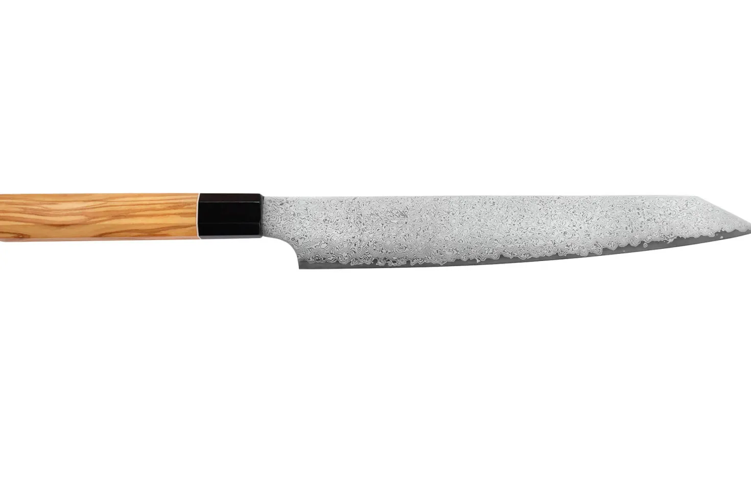 Couteau sujihiki kiritsuke 24cm japonais artisanal Yuzo Damas VG10