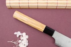 Couteau sujihiki kiritsuke 24cm japonais artisanal Yuzo Damas VG10