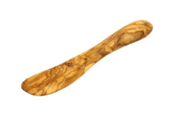 Couteau tartineur en bois d'olivier 17,5cm