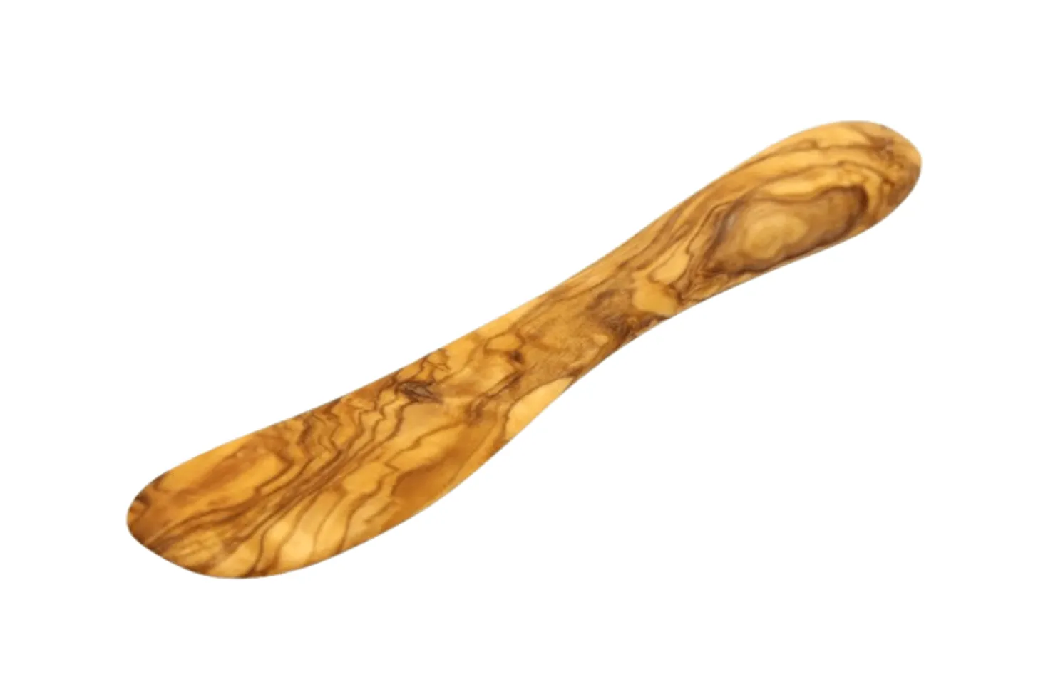 Couteau tartineur en bois d'olivier 17,5cm