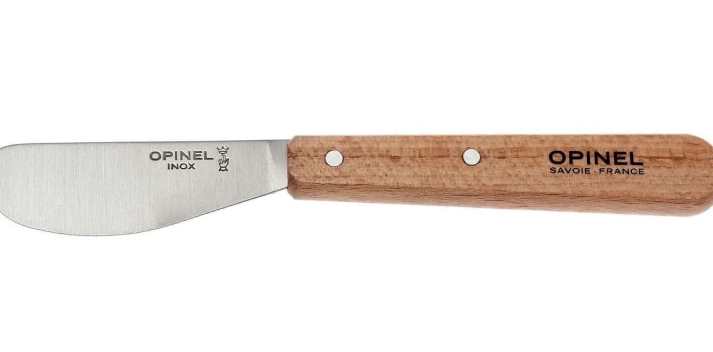 Couteau tartineur Opinel n°117 lame inox 6,5cm manche en hêtre